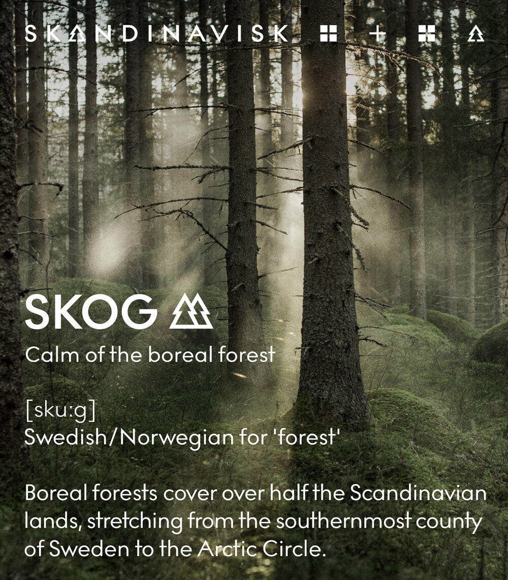 Skog duftlys, 200g. - Forest green